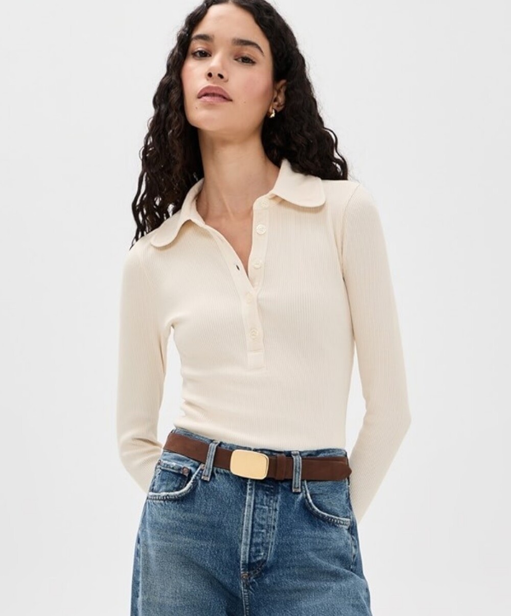 Citizens Of Humanity Brea 60's Polo Top